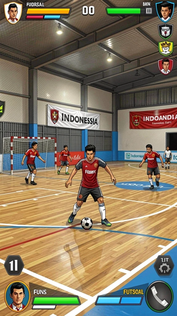 Ilustrasi pengguna yang bersaing di leaderboard.