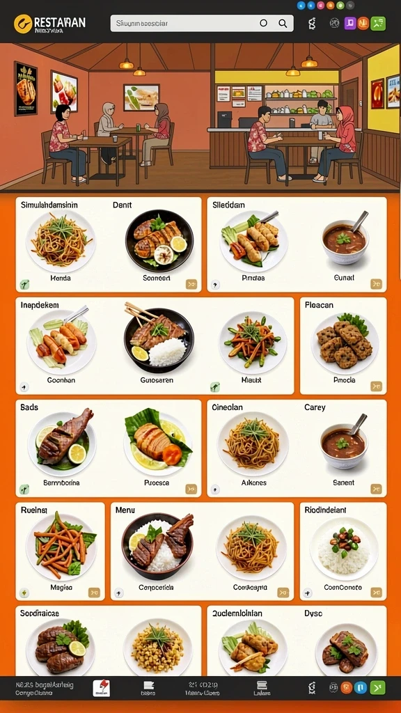 Antarmuka utama game AIR168 yang menarik.