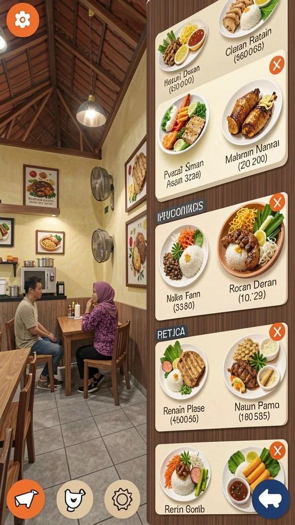 Karakter-karakter unik dengan kemampuan khusus yang berbeda.