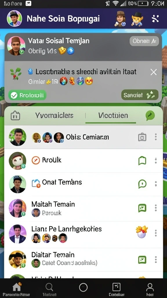 Tampilan antarmuka yang modern dan menarik.