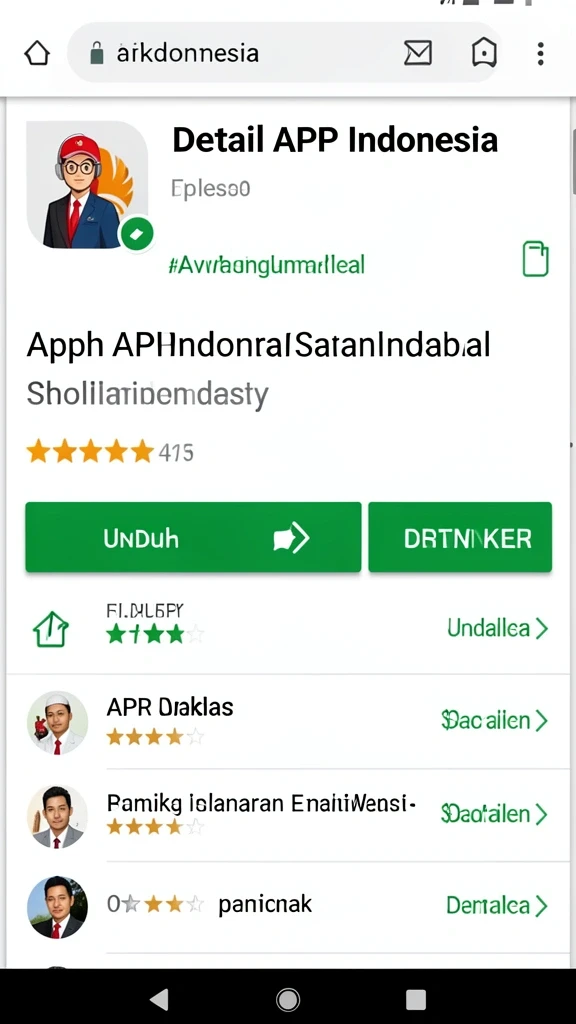 Tampilan antarmuka aplikasi yang sederhana dan menarik.