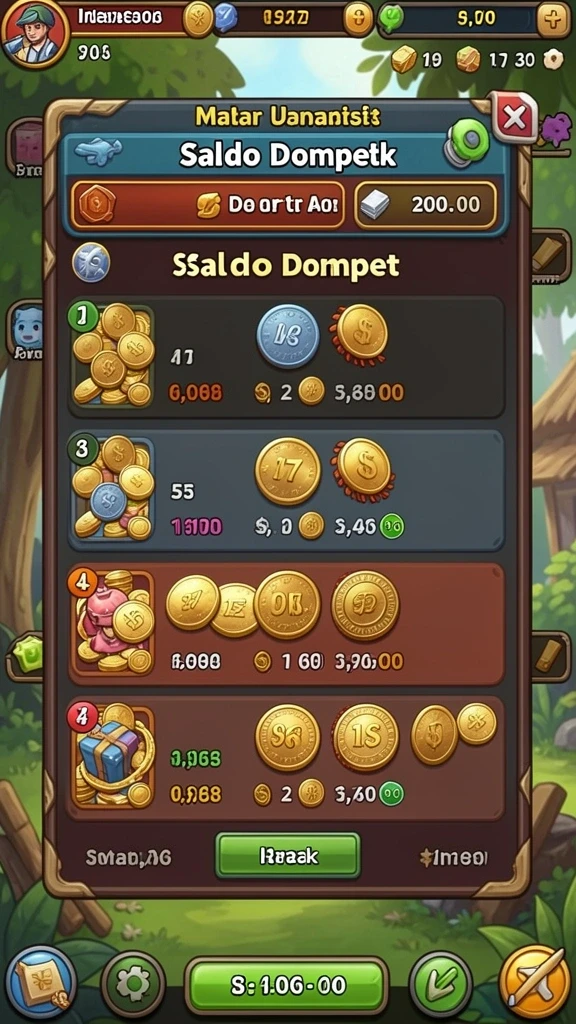 Sistem reward yang menggiurkan setiap kali mencapai level.