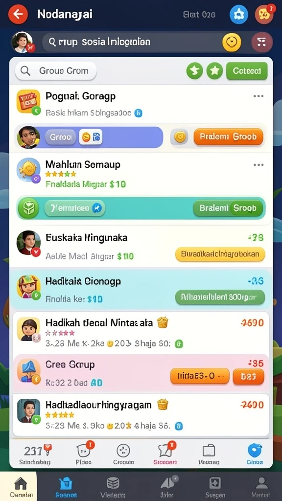 Fitur bonus harian untuk meningkatkan peluang menang.