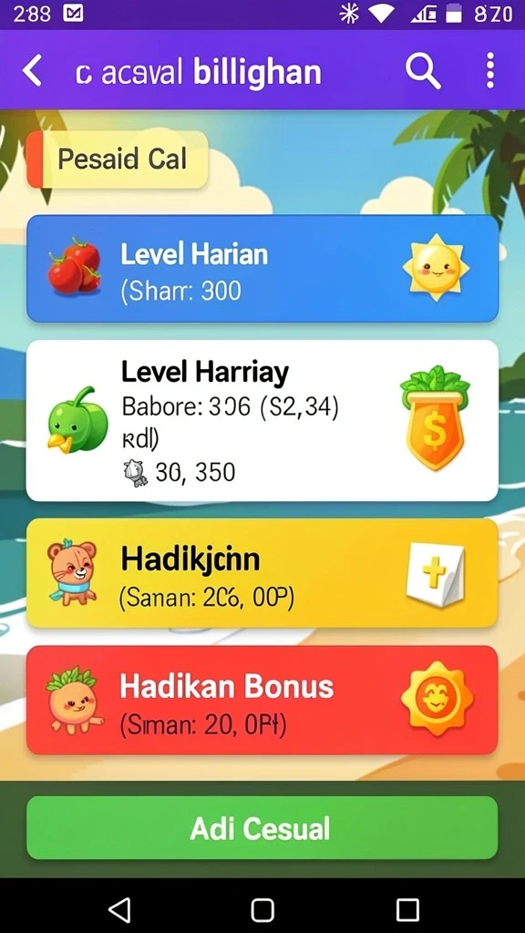 Tampilan antarmuka yang modern dan menarik.
