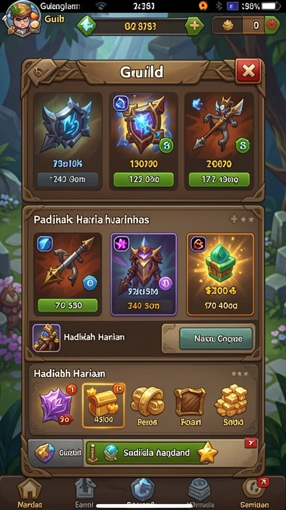 Bonus yang menarik bagi pengguna baru dan lama.