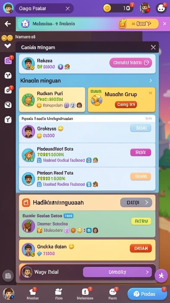 Karakter unik dengan kemampuan spesial.