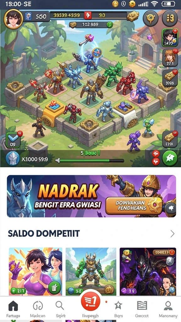 Tampilan antarmuka yang modern dan intuitif.