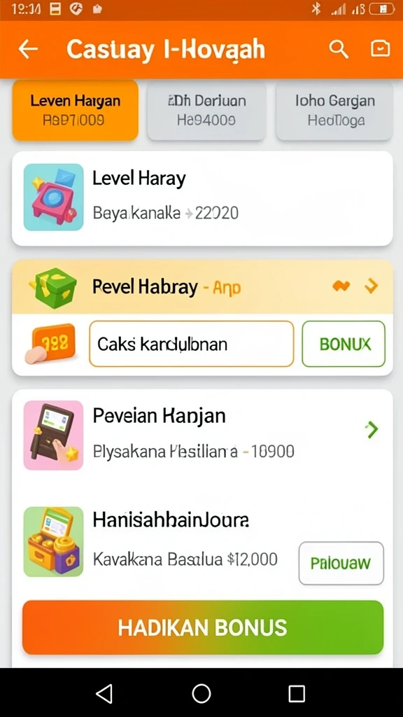 Tampilan antarmuka yang user-friendly dan menarik.