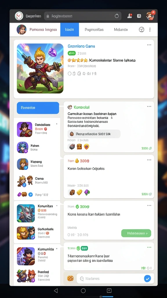 Karakter dengan kemampuan berbeda untuk menjelajahi dunia.