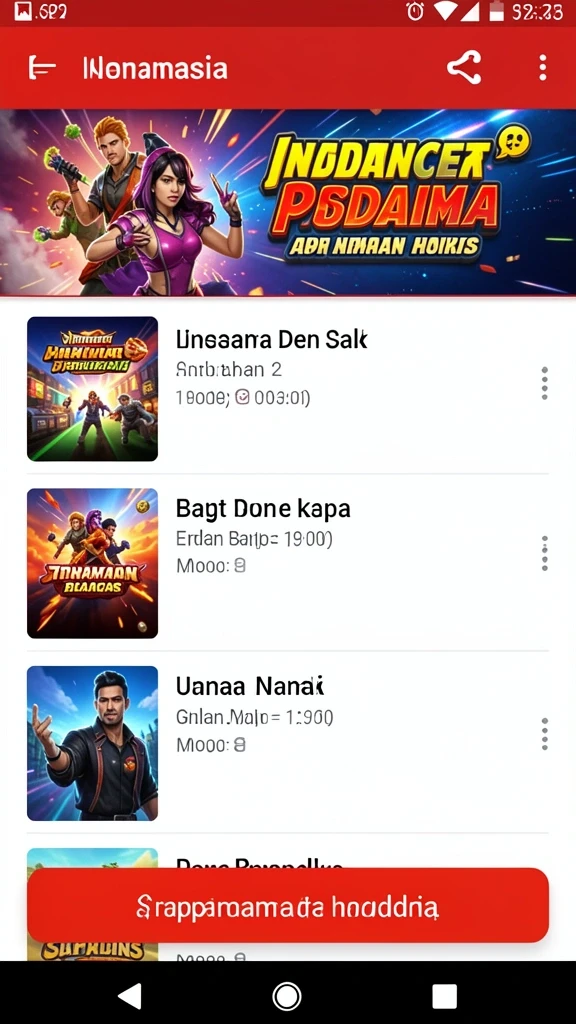 Screenshot dari level permainan yang seru.
