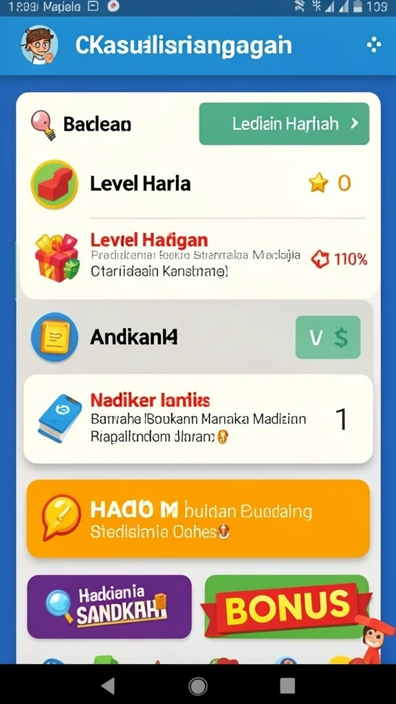 Grafis permainan yang detail dan warna-warni.