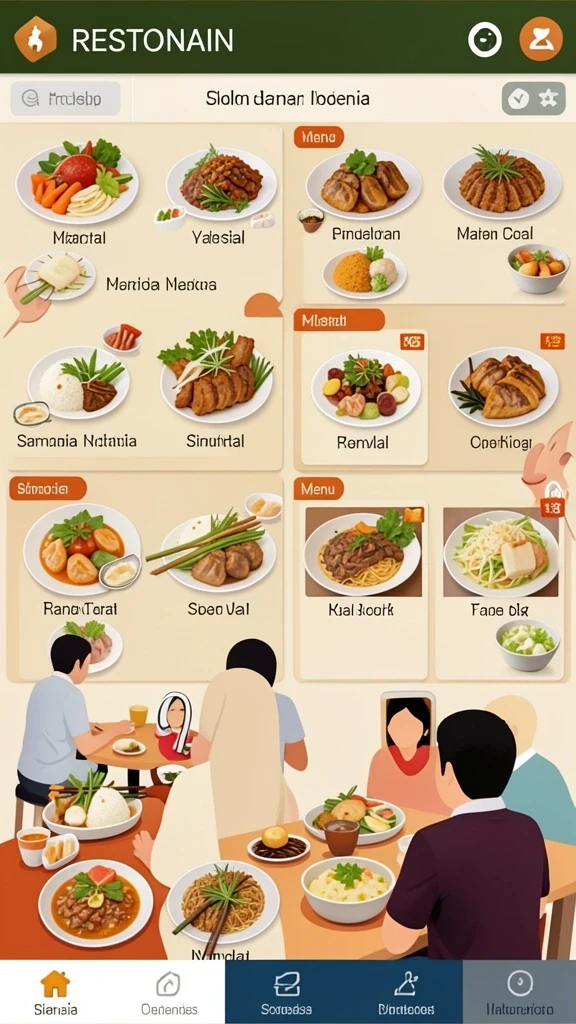 Screenshot menggambarkan grafis yang menawan dan efek visual yang menarik.