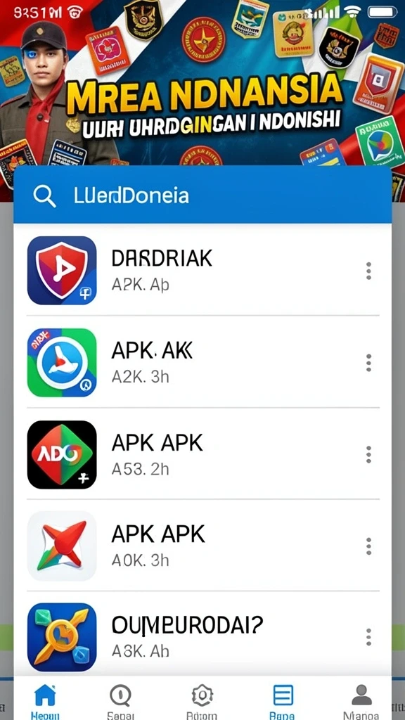 Berbagai opsi permainan judi yang bisa dipilih.