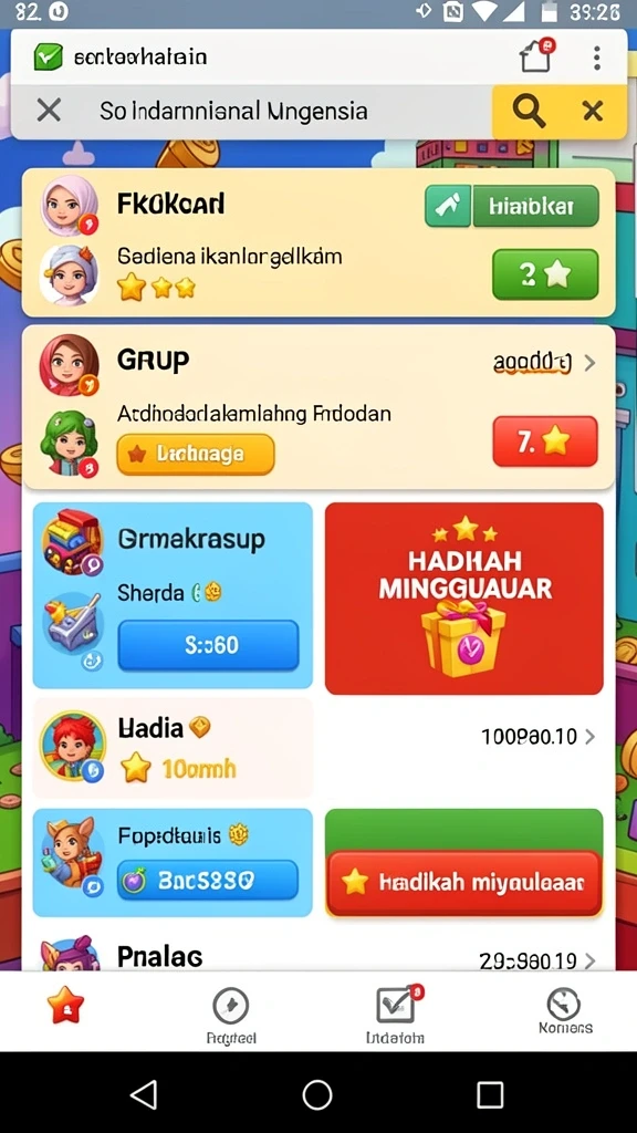 Tampilan misi terbaru yang menantang pemain.