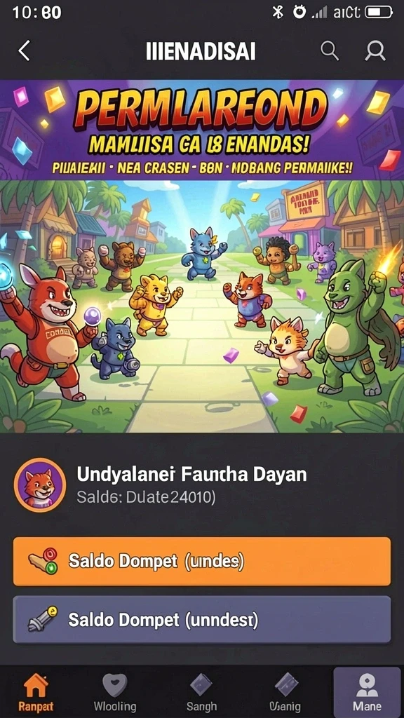 Screenshot dari salah satu level yang penuh tantangan.