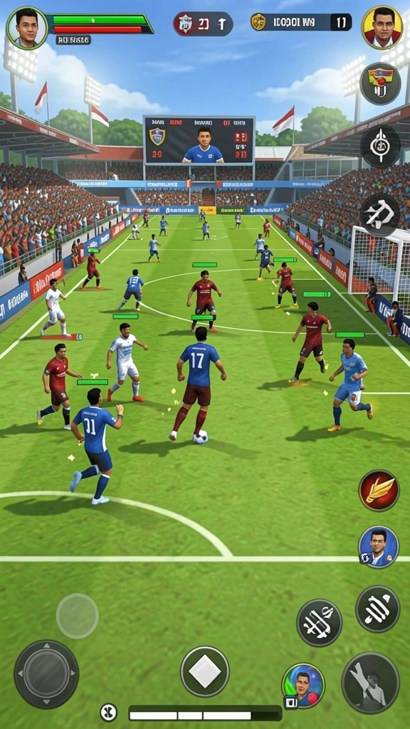 Mode multiplayer yang penuh tantangan dan seru.