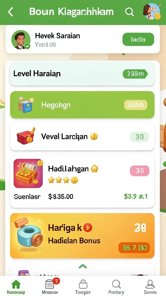 Tampilan leaderboard yang kompetitif dan menantang.
