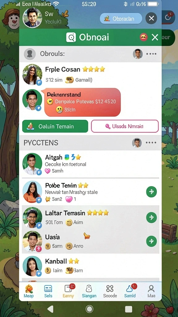 Tampilan level pertama dengan desain grafis yang menakjubkan.
