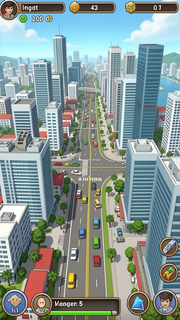 Karakter-karakter unik dan menarik untuk dimainkan.