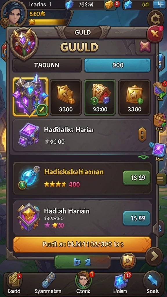Pengguna sedang menikmati mode permainan yang seru.