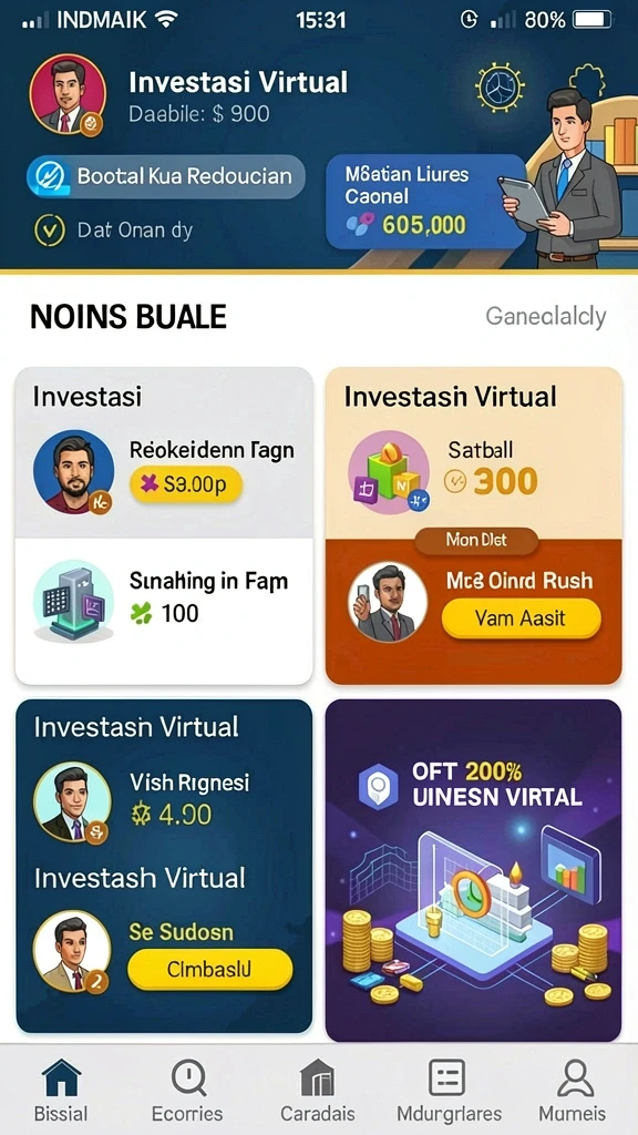 Beragam permainan menarik untuk dipilih.