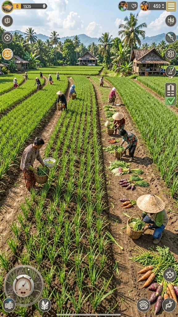Tampilan grafis yang menarik dan warna cerah.