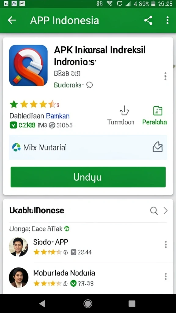 Tampilan awal yang memikat dan mudah dipahami.